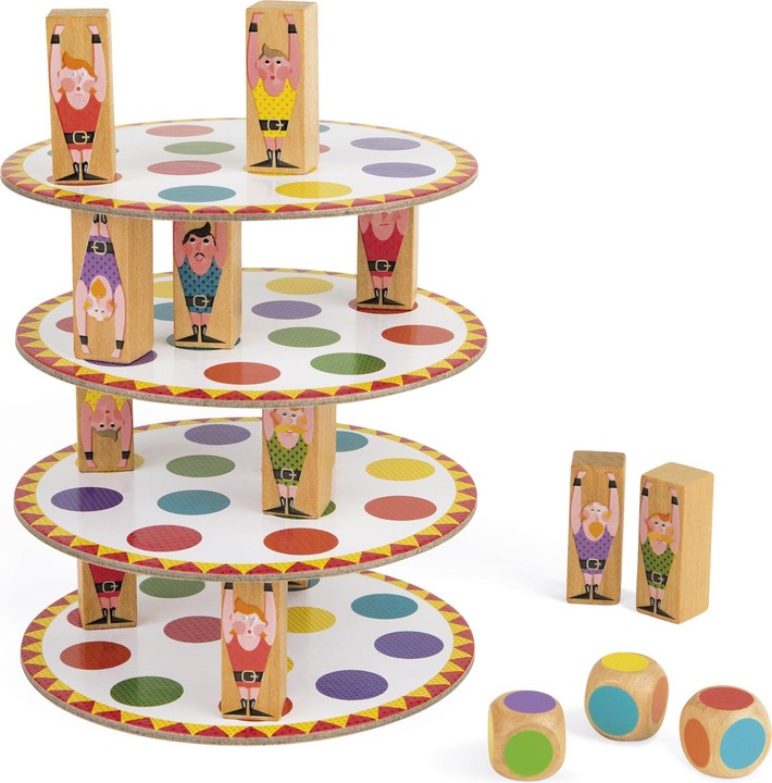 Image du produit Janod Jeu d'adresse Acrobat (Allemand, Français)