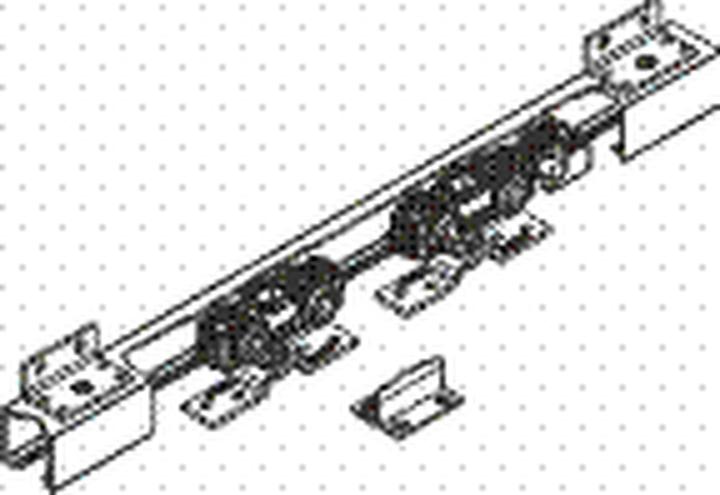 Produktbild Geze Schiebesystem Rollan 40 NT 40 kg 1900 mm Holzflügel Komplettset 50-97 cm Wandmontage / Deckenmontage