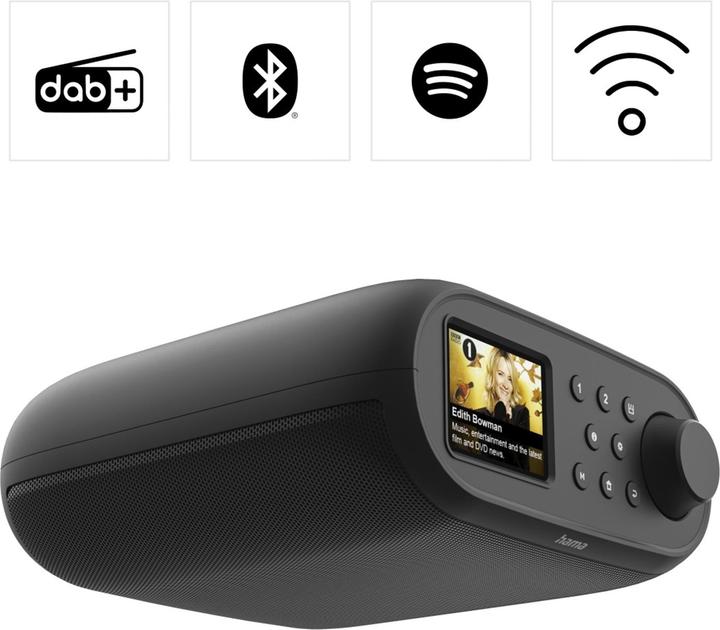 Produktbild Hama DIR400 (DAB+, FM, Internetradio, DAB, WLAN, Bluetooth)