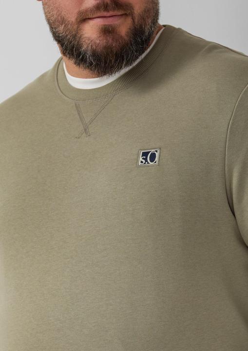 Produktbild s.Oliver Sweatshirt Sweatshirt aus Baumwollmix mit Crew Neck (3XL)