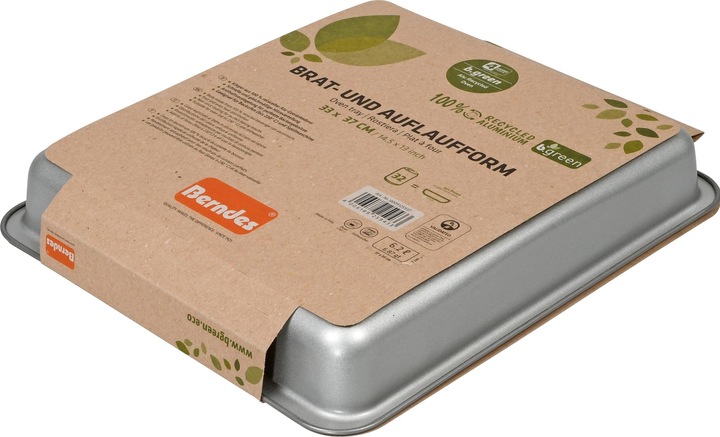 Immagine prodotto Berndes Casseruola Alu Recycled Induction 37 x 33 cm, Piazza, Argento