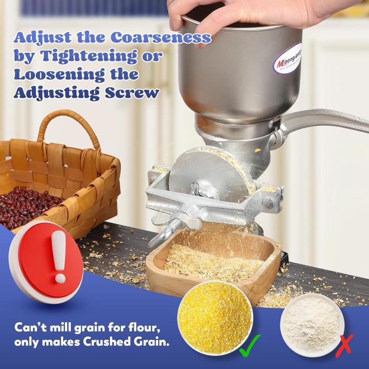 Actual product image Moongiantgo Manuelle Getreidemühle