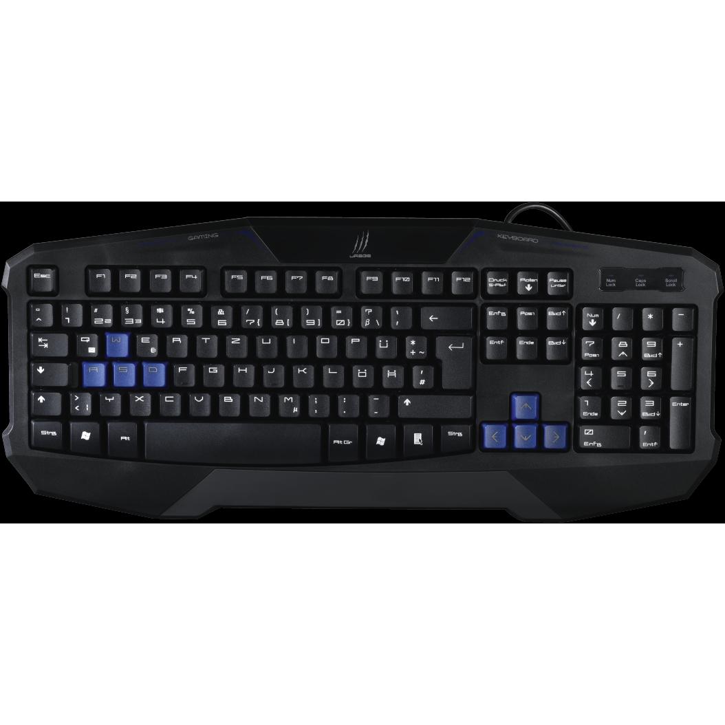 Hama uRage (DE, Kabelgebunden), Tastatur, Schwarz