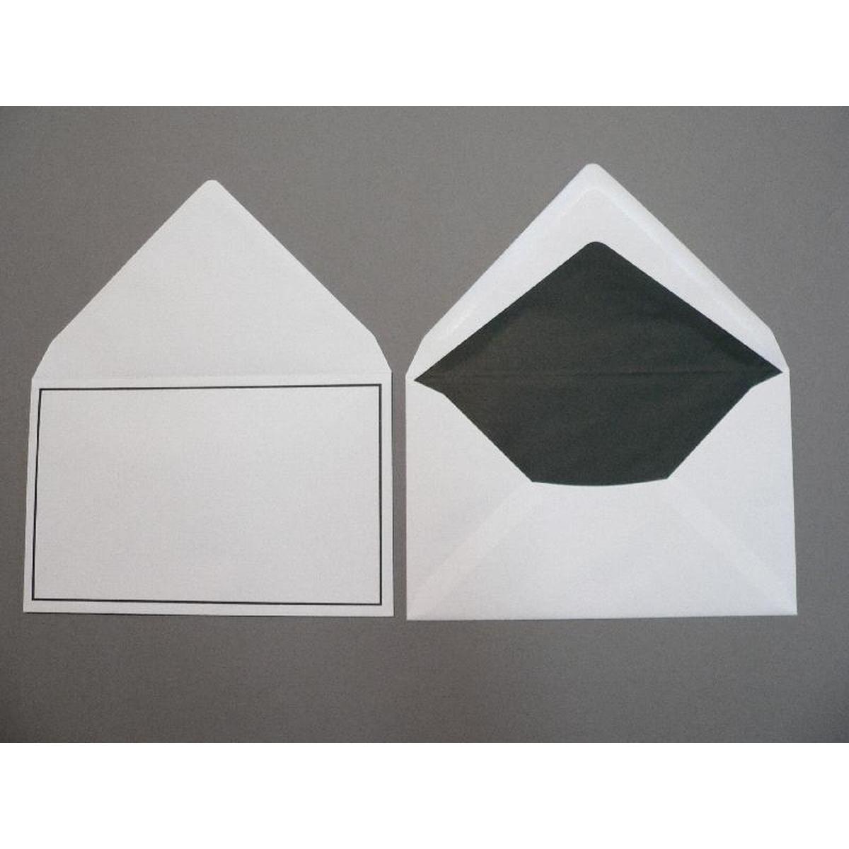 Thumbnail - Blanke, Briefumschlag, Trauerumschläge 120x191mm 100g/qm gummiert VE=100 Stück weiss halbmatt (100 x)