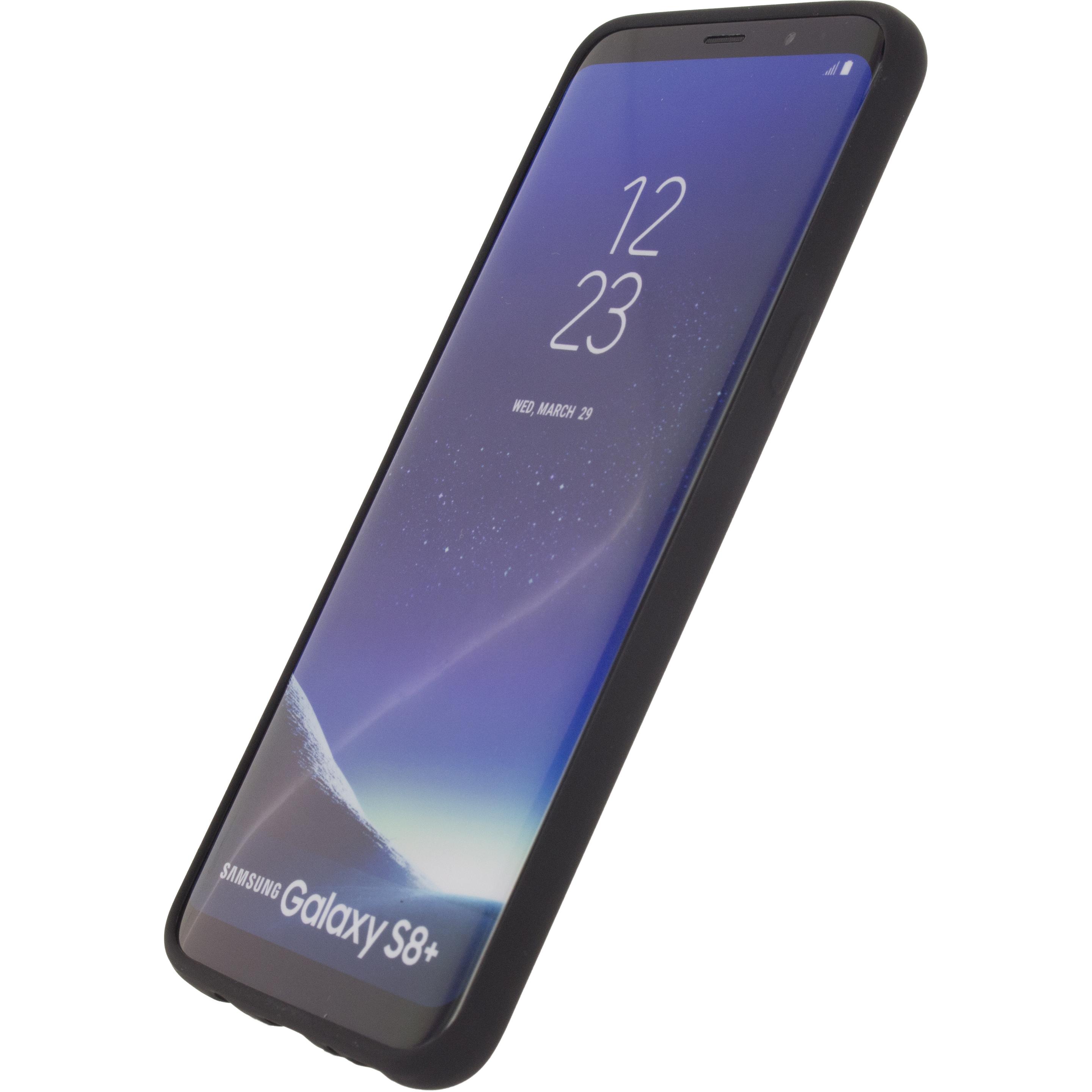 Thumbnail - Mobilize Gummi-Gelly-Hülle (Samsung Galaxy S8+), Smartphone Hülle, Schwarz
