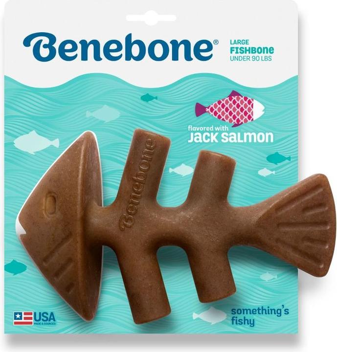 Actual product image Benebone Fishbone M 15cm - (810054210078) (Dog chew toy)