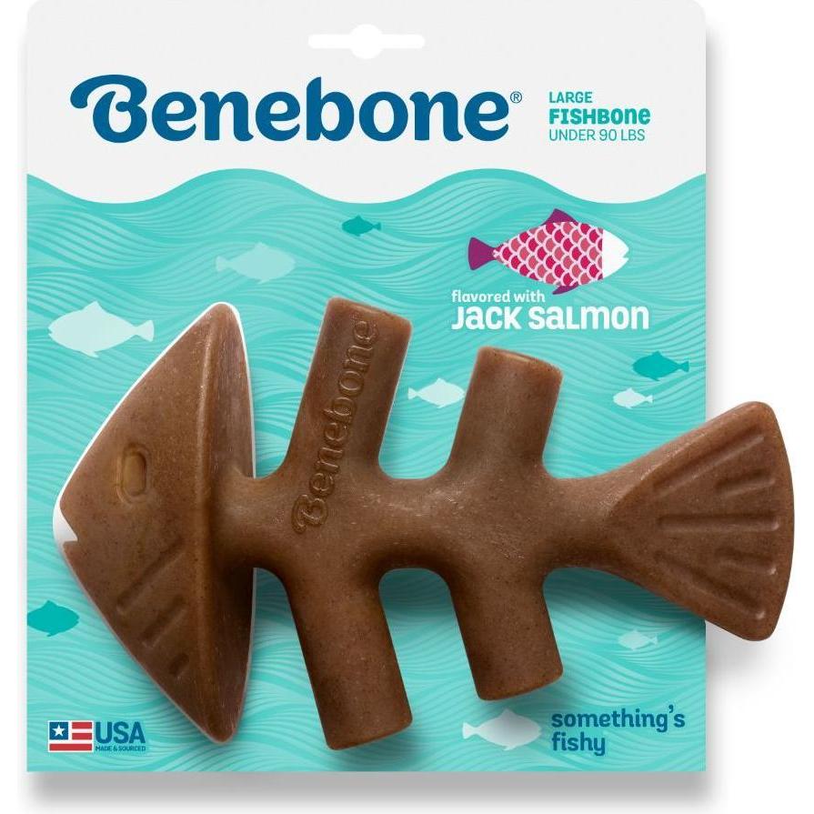 Thumbnail - Benebone Fishbone M 15cm - (810054210078) (Kauspielzeug), Hundespielzeug