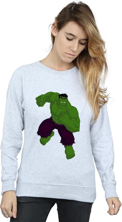 Actual product image Womens/Ladies Hulk Pose Sweatshirt (M)