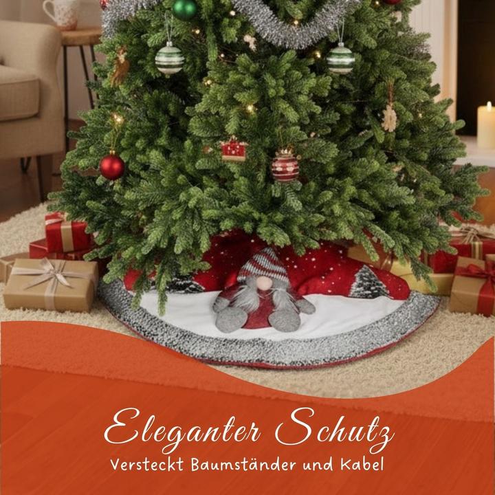 Image du produit Hermex Christbaumdecke Weihnachtsbaum-Teppich Tannenbaum-Rock Baumunterlage