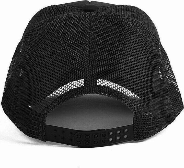 Actual product image Out of the blue Summer Mesh Baseball Cap Black Star (One size)