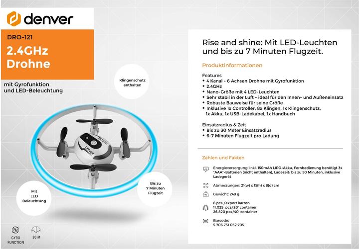 Actual product image Denver DRO-121 (Children's drone)