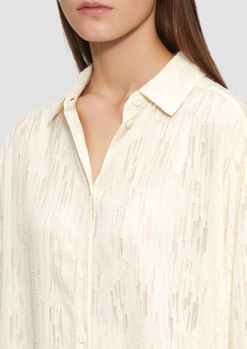 Produktbild s.Oliver Bluse Leicht transparente Longbluse mit Glanzeffekten (40)