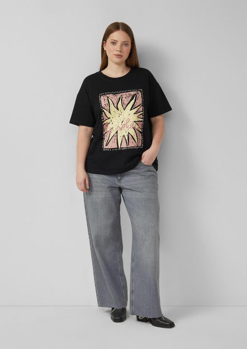 Actual product image s.Oliver Baumwollshirt mit Frontprint (54)