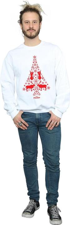 Actual product image Disney Mens Frozen Christmas Tree Sweatshirt (XL)