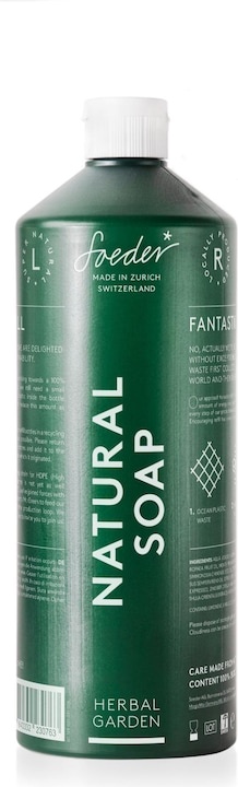 Soeder* Naturseife Herbal Garden (Flüssigseife, Handseife Nachfüllpackung, 1000 ml)