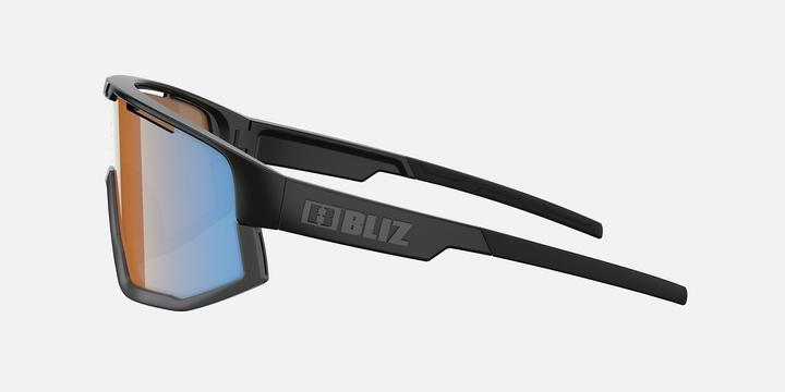 Produktbild Bliz Fusion Small (Matt Black, Nano Optics Nordic Ligh Coral - Orange w blue multi, Matt Schwarz, Nano Optics Nordic Ligh Coral - Orange w blue multi)