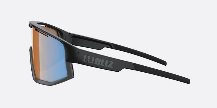 Immagine prodotto Bliz Fusion Small (Nero opaco, Nano Optics Nordic Ligh Coral - Arancione con multi blu, Nero Opaco, Nano Optics Nordic Ligh Coral - Arancione con multi blu)