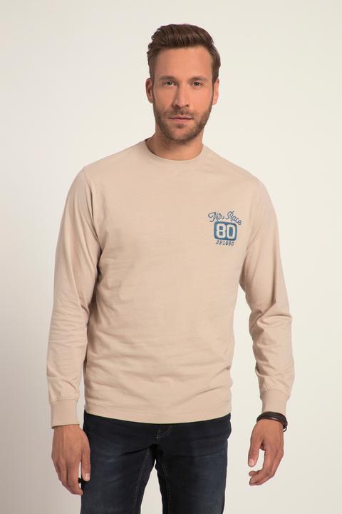 Produktbild JP1880 Langarmshirt, Stickerei, Rundhals (4XL)