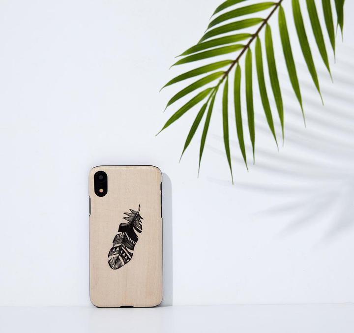 Immagine prodotto Man&Wood Custodia per smartphone iPhone XR nero indiano (Apple iPhone XR)