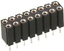 Produktbild Preci-Dip 803 Series Straight PCB Mount PCB Socket, 24-Contact, 2-Row, 2.54mm Pitch, Solder