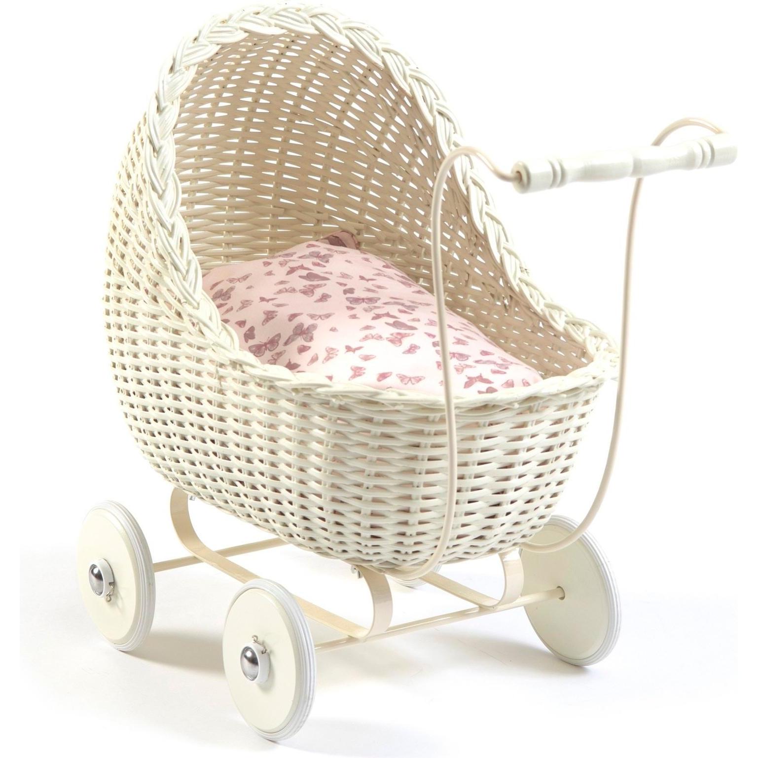 Smallstuff Geflochtener Puppenwagen