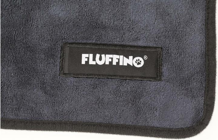 Image du produit Fluffino Peignoir Beige / Bleu, M (M, Peignoir pour chien)