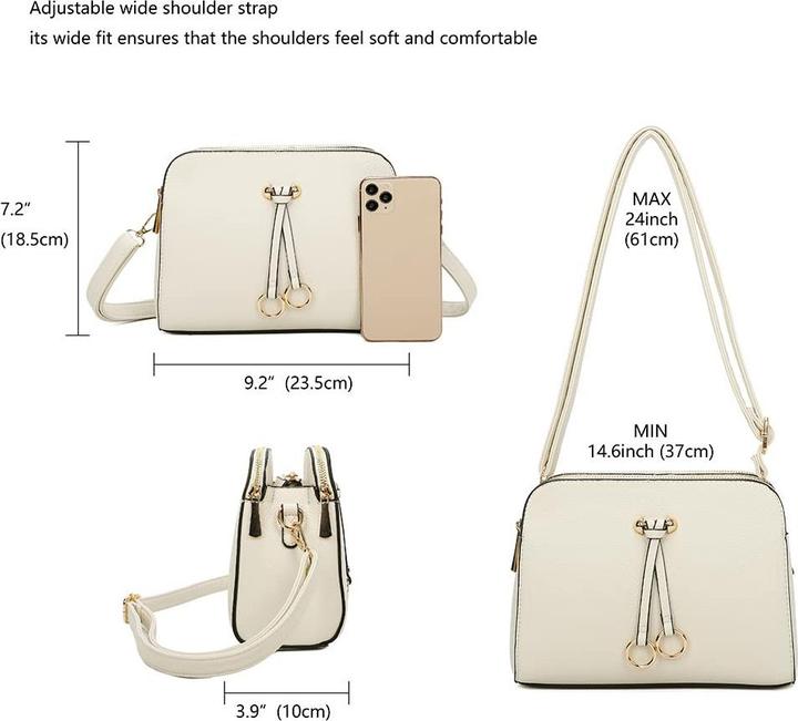 Produktbild Only-Bags.Store Solide Umhängetasche aus PU-Leder