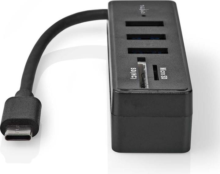 Produktbild Nedis USB-Hub | 1x USB-C™ | 3x USB A Buchse | 5-Port port(s) | USB 3.2 Gen 1 | Stromversorgung über (USB-C, 5 Ports)