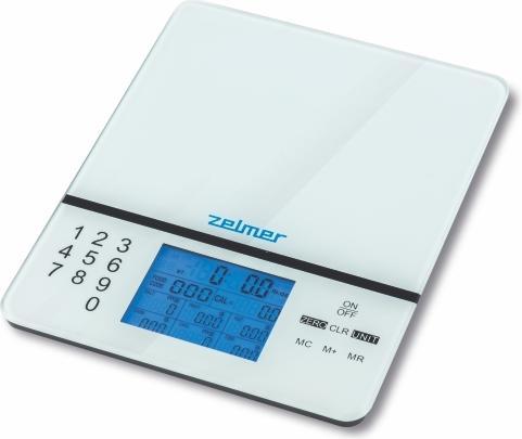 Zelmer ZKS1500N kitchen scale White Electronic kitchen scale