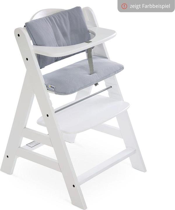 Hauck Hochstühle Hochstuhl Alpha Plus White - im Sparset inkl. (Treppenhochstuhl)
