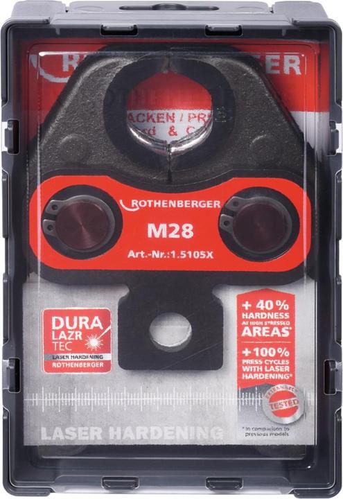 Actual product image Rothenberger Pressing jaw pressing pliers standard M28 ( 015105X ) for ROMAX 4000 / Akku Press ACC et (150 mm)