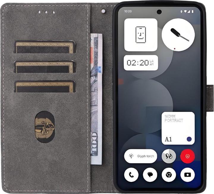 Produktbild Cover-Discount Nothing Phone (3a) Pro - Ledertasche mit RFID Blocker (Nothing Phone (3a) Pro)