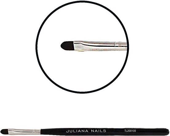 Juliana Nails Spazzola per gel (Lingua di gatto n. 6)