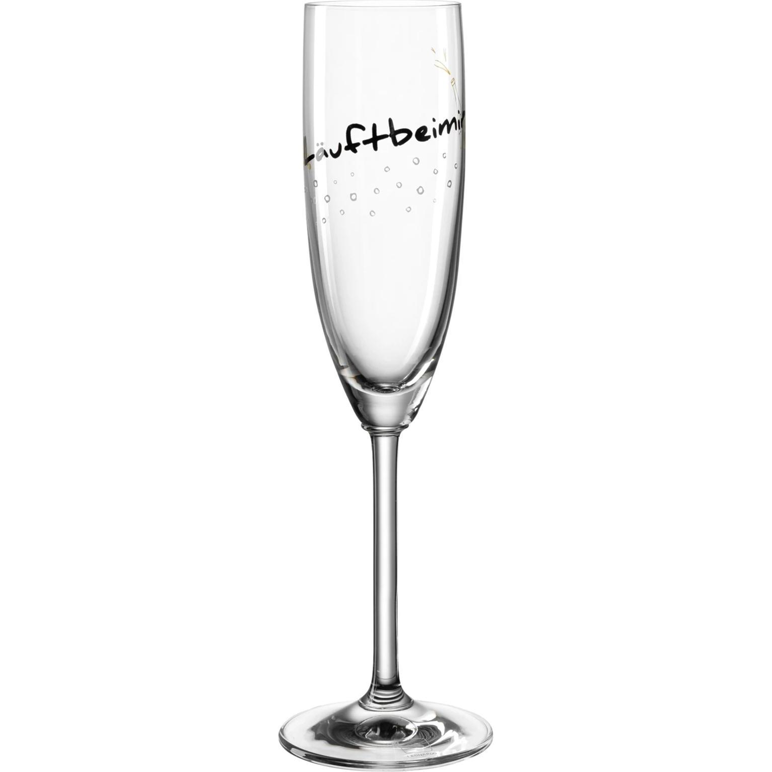 Leonardo Sektglas Presente Läuftbeimir 200 ml, 1 Stück, Transparent, Weingläser, Transparent