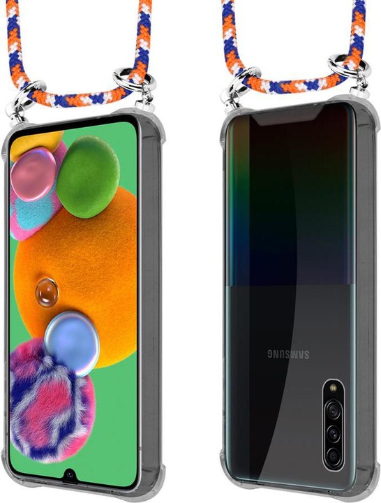 Produktbild Cadorabo TPU Handy Kette SILBER Cover