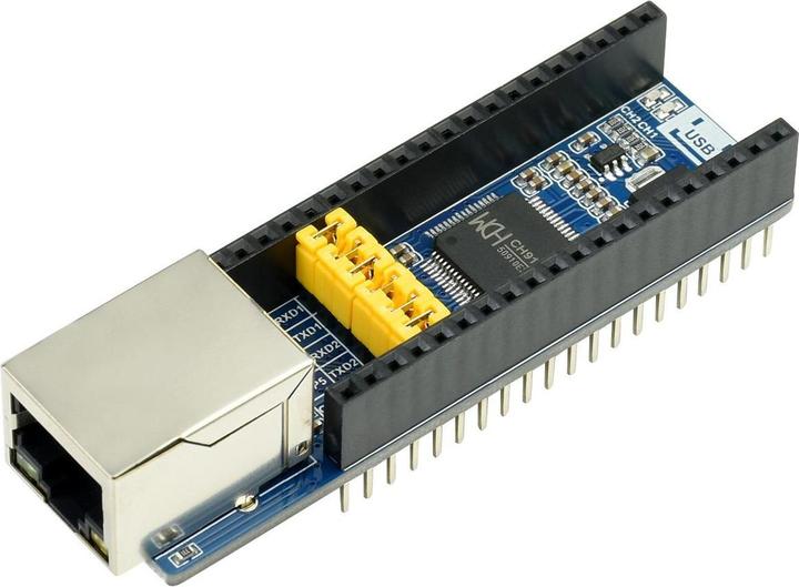 Actual product image WaveShare Ethernet to UART Converter for Raspberry Pi Pico