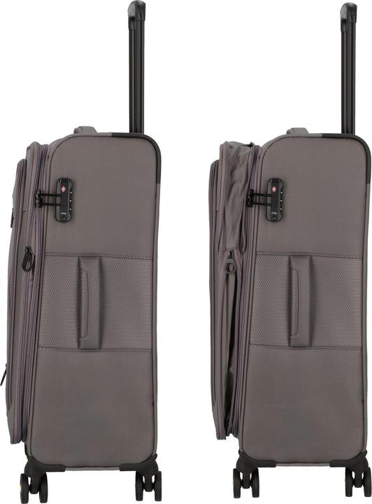 Produktbild D&N Travel Line 9704 4 Rollen Trolley M 68 cm mit Dehnfalte (75 l, M (50 - 90l))