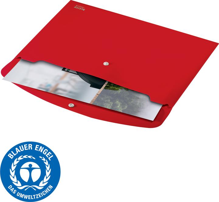 Actual product image Leitz Document Folder Corner Folder A4 Red (A4, 1x)
