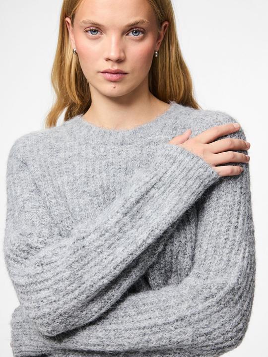 Image du produit Pieces Pccleo Ls O-Neck Chunky Knit Noos Bc (L)