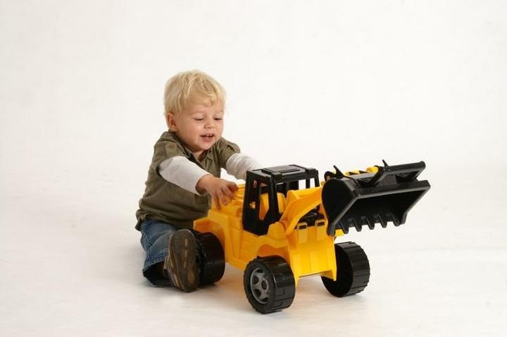 Actual product image Lena GIGA TRUCKS ride-on shovel loader