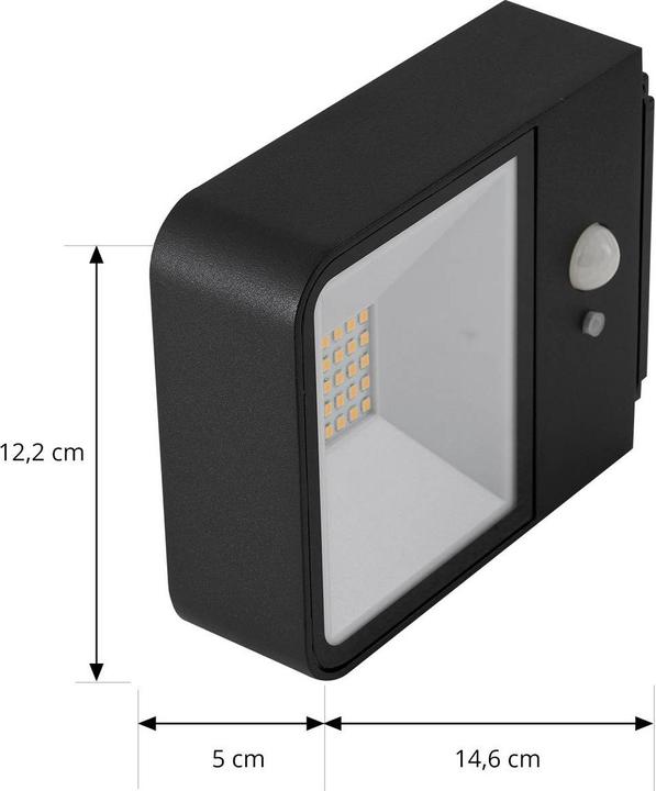 Actual product image Lucande Dava (IP54)