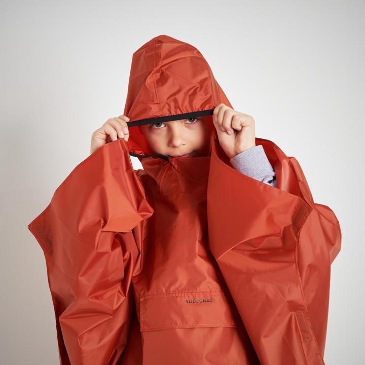 Actual product image Solognac Poncho children waterproof polyester (One size)