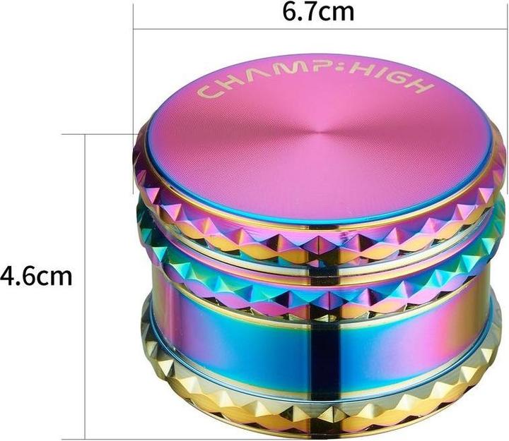 Actual product image Champ Grinder Big Rainbow