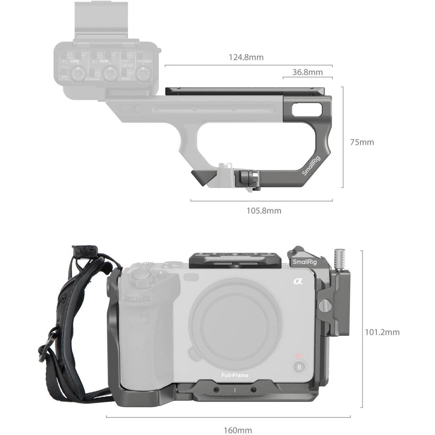 Thumbnail - SmallRig HawkLock Quick Release Advanced Cage Kit (Cage Zubehör, Cage), Video Zubehör, Grau