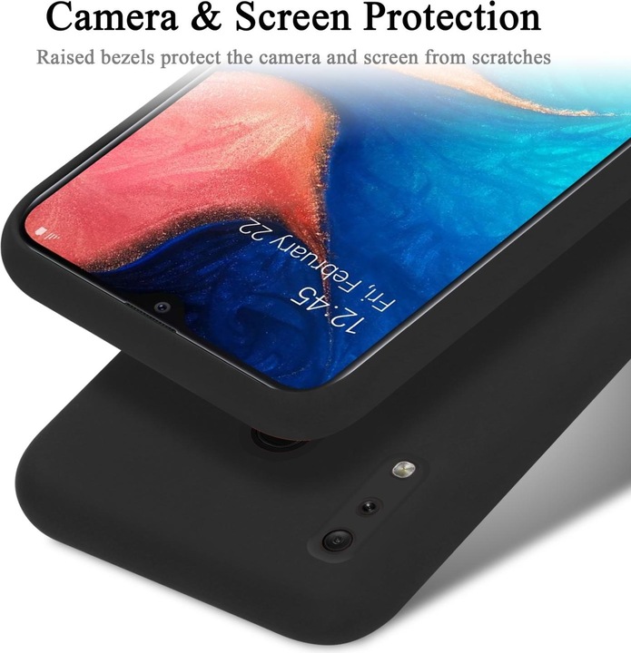 Produktbild Cadorabo TPU Liquid Silicone Case Cover (Samsung Galaxy A20, Samsung Galaxy M10s, TCL A30)