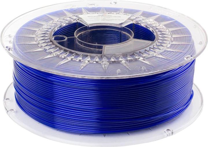 Produktbild Filament / PETG / TRANSPARENT BLUE / 1,75 mm / 1 kg (PETG, 1.75 mm, 1000 g, Blau)