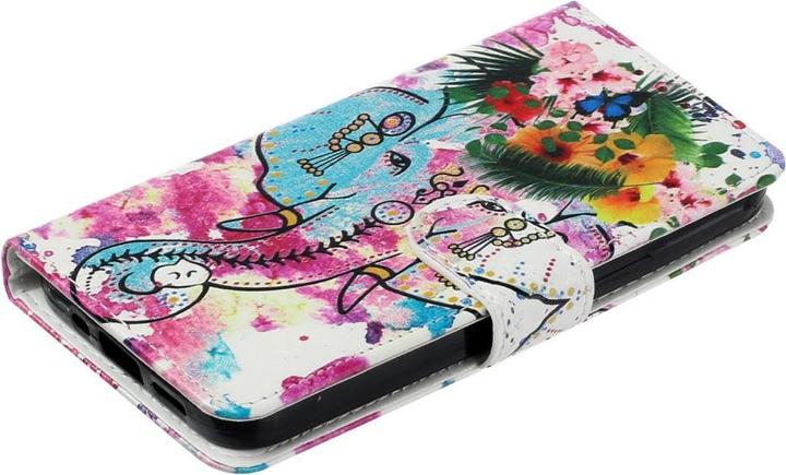 Produktbild Ueli Express iPhone 14 Buch Etui Tasche mit Kartenfach Elefant (Apple iPhone 14)