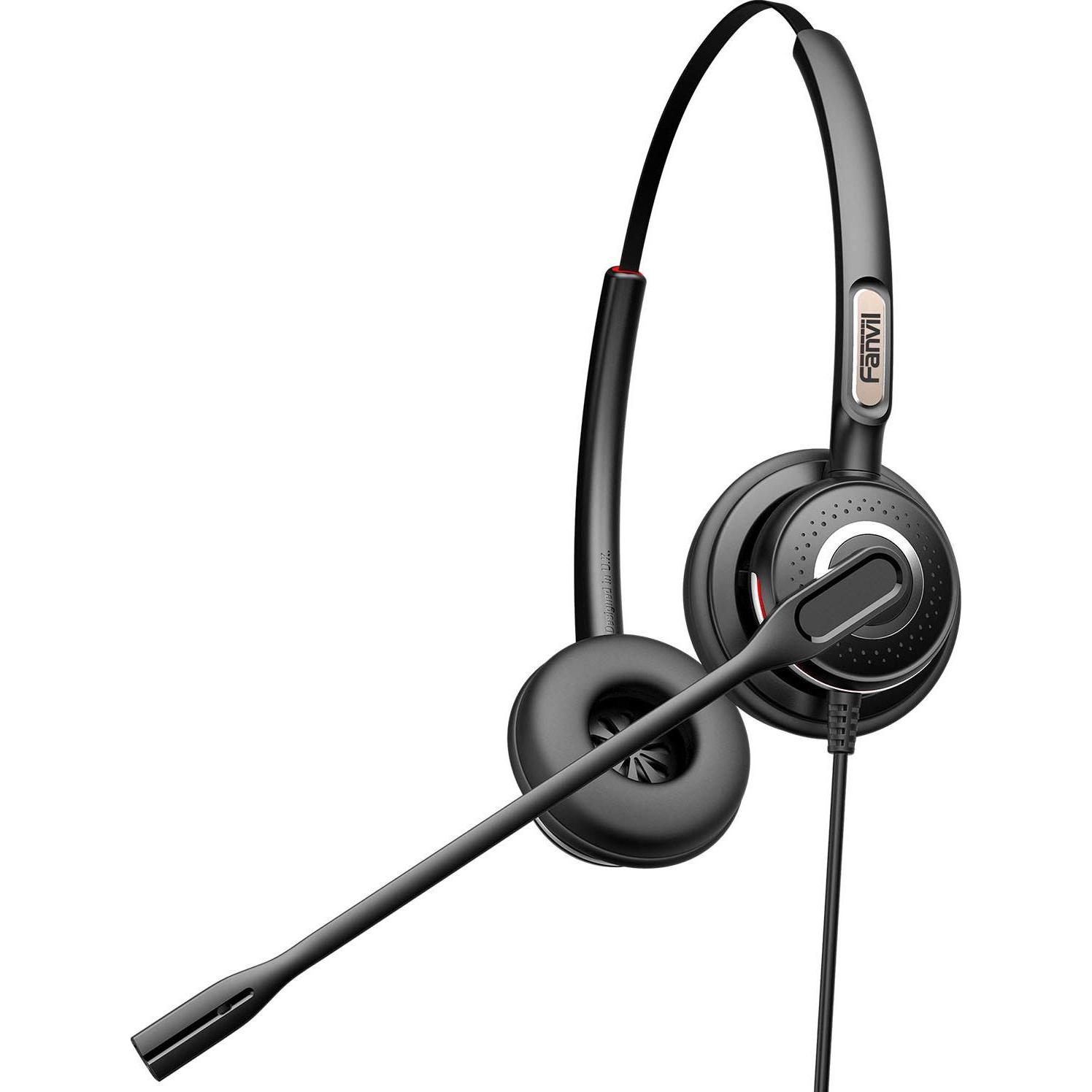 Fanvil HT202 (Kabelgebunden), Office Headset, Schwarz