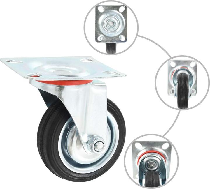 Produktbild vidaXL Lenkrolle