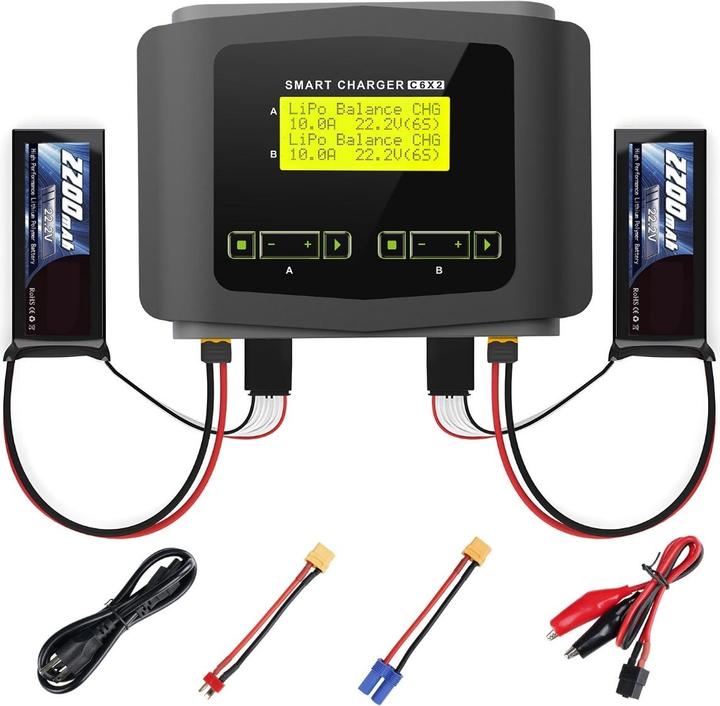 Image du produit HTRC Chargeur DUO C6X2 150W (10A)